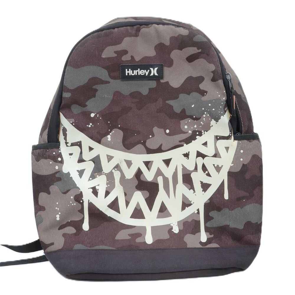 Hurley Graphic Backpack Print Mashup Full-Size Camo School Bag Skater Streetwea